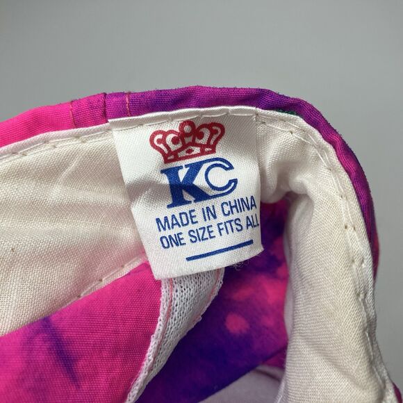 Vtg Miller Genuine Draft Light Beer Hat Cap Purple Pink  Tie Dye Snapback Rope - Picture 8 of 10